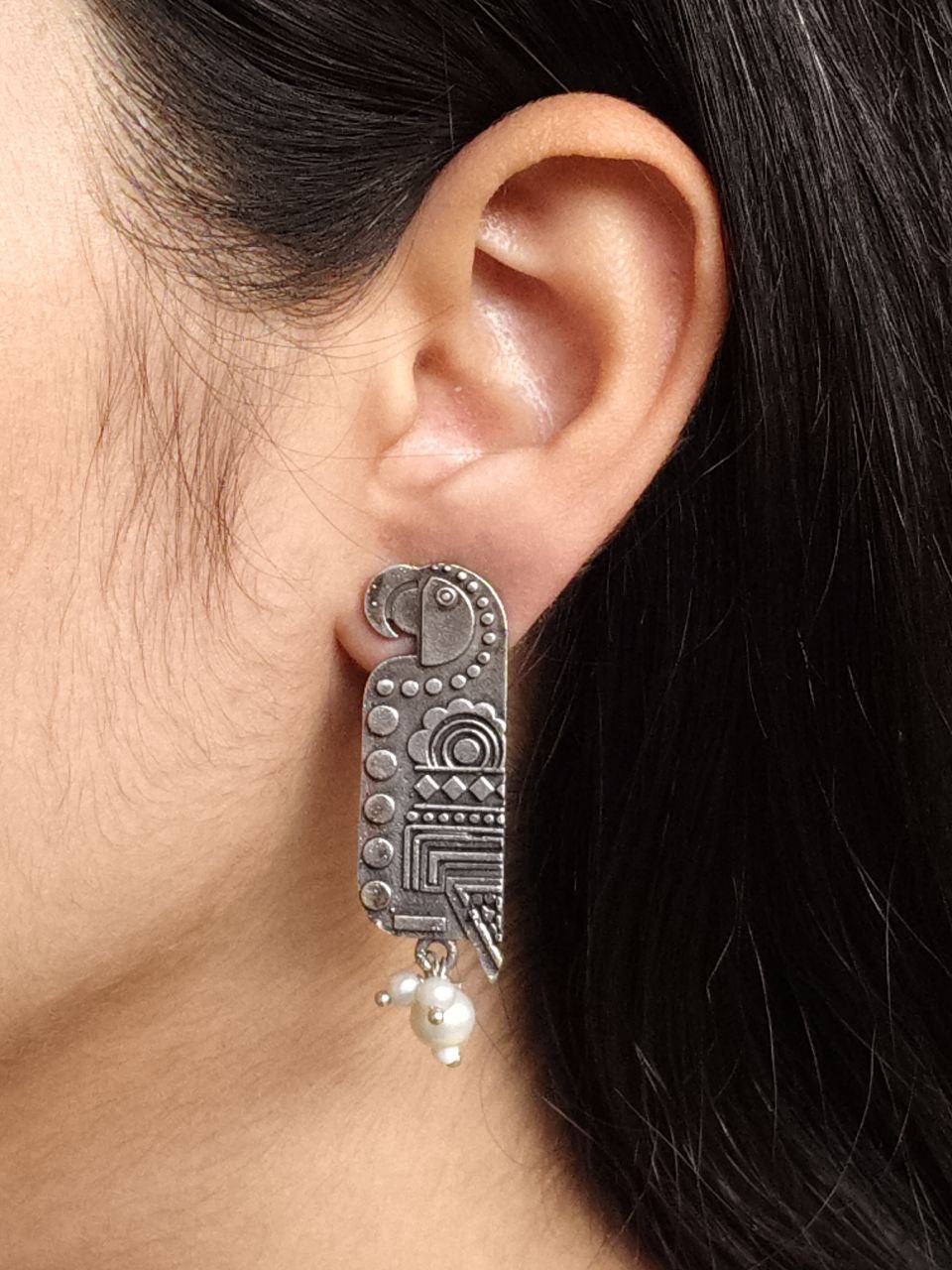 Premium Quality Parrot Design Stud Earrings For Girls