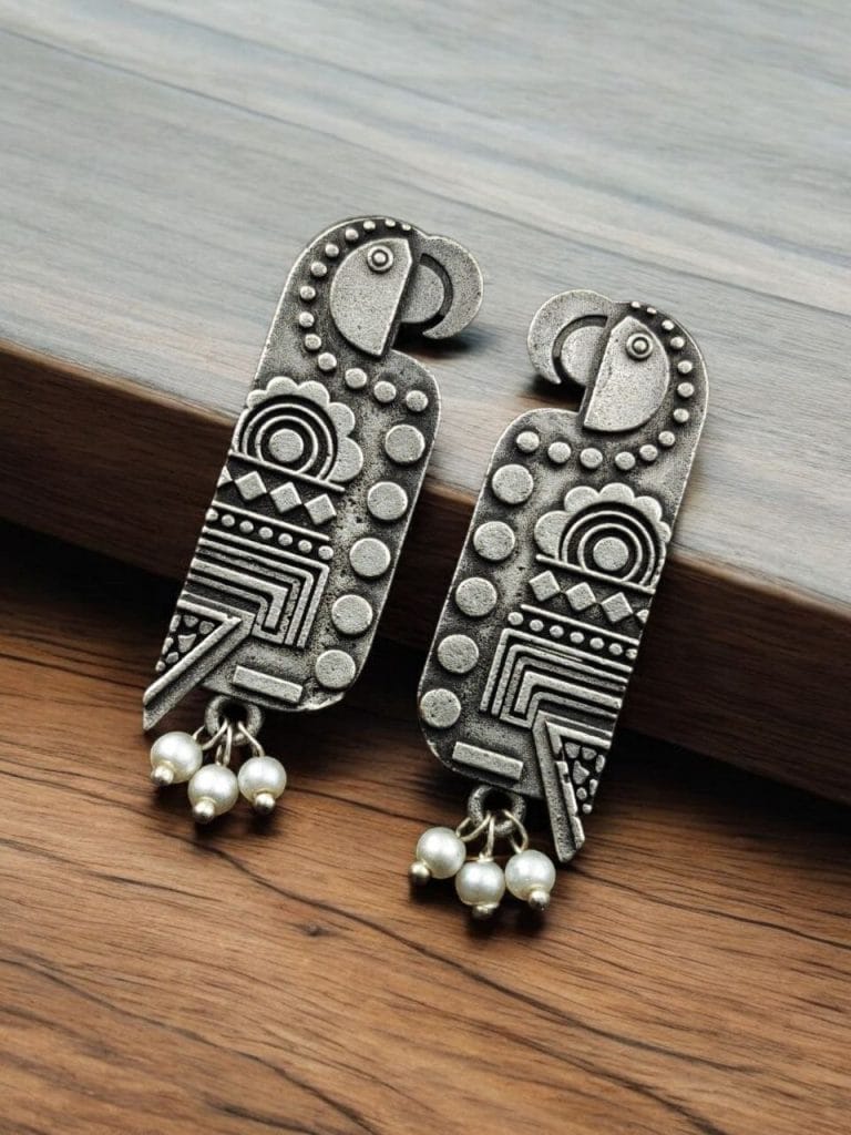 Premium Quality Parrot Design Stud Earrings For Girls